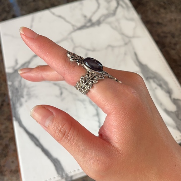 Turquoise & Black Stone Ring Bundle - Picture 13 of 17